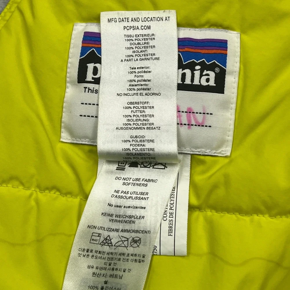 Patagonia measurements chest